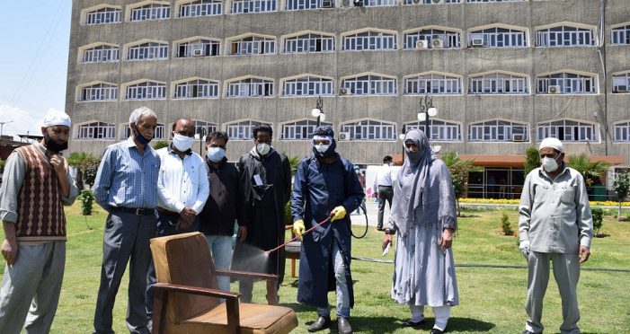 SMC organizes training cum sanitation drive at Civil Secretariat