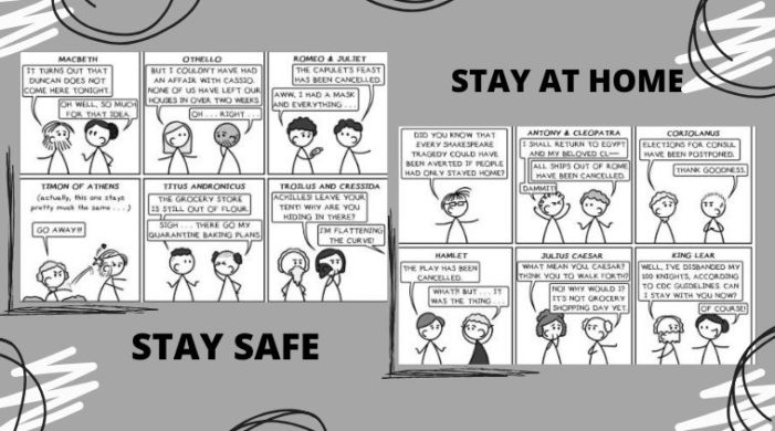 Comic strip shows how Shakespearean tragedies would have ended if characters ‘stayed at home’