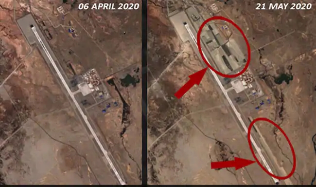 China Expands Airbase Near Ladakh, Fighter Jets On Tarmac