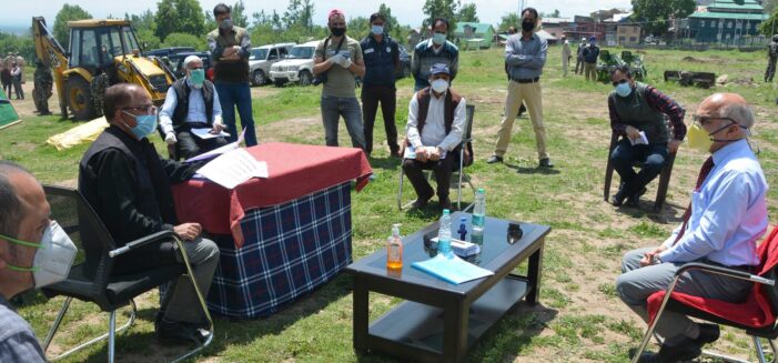 Advisor Sharma visits Centre of Excellence, Zawoora