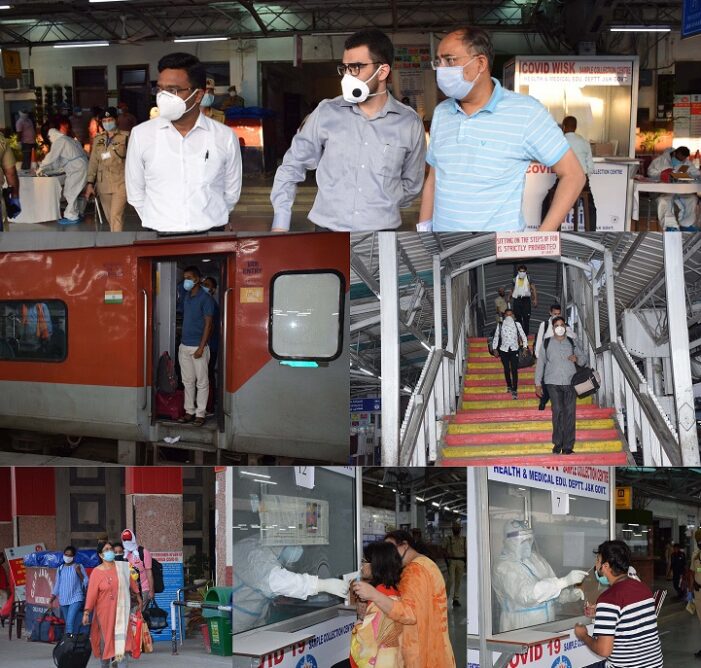 Govt evacuates 93,380 stranded JK residents; 66694 through Lakhanpur, 26034 by COVID special trains