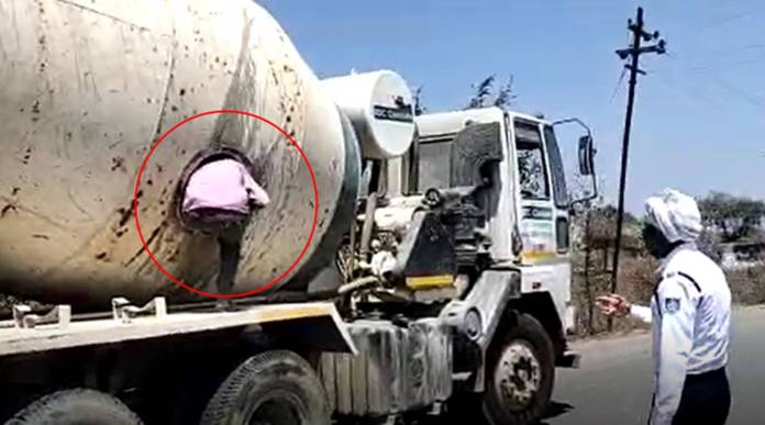 18 migrant laborers found in cement mixer trying to reach Lucknow amid lockdown