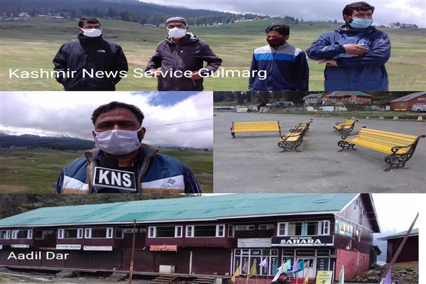 First Abrogation of Article 370, now Covid-19 lockdown break spine of tourism in Gulmarg First Abrogation of Article 370, now Covid-19 lockdown break spine of tourism in Gulmarg