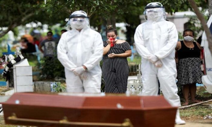 Brazil now second in virus deaths, as US states see rising cases