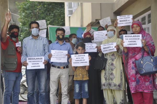 Casual Employee’s Union R&B Held Protest demands regularization