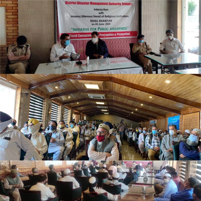 Srinagar administration holds interactive sessions with religious, civil society heads