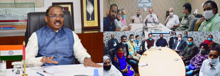 Lt Governor interacts with representatives of PRIs, ST/SC/OBC delegation