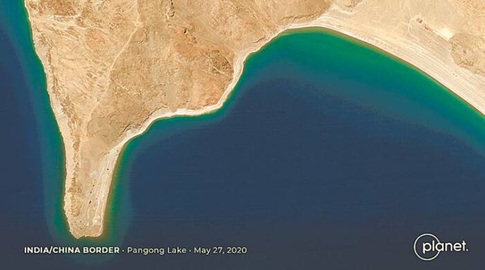 Satellite imagery shows how Chinese changed status quo on Pangong bank