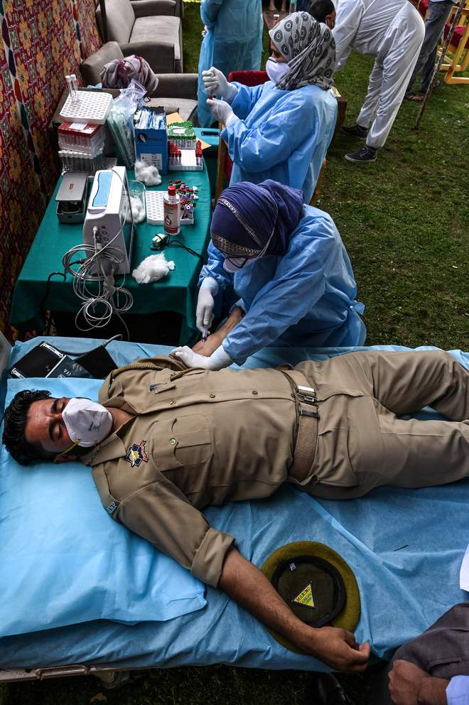 Recovered cops screened for plasma