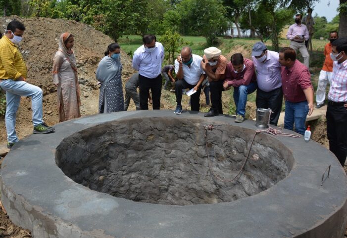 Director RDD Jammu inspects development works in Block Dansal of district Jammu