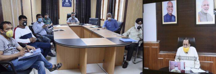 Dr. Jitendra reviews developmental scenario in Ramban district at DISHA meeting