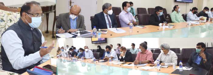 Lt Governor chairs high level meeting of Administrative Secretaries