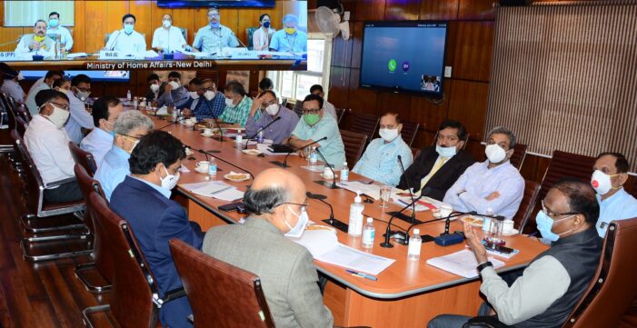 MoS Home, Lt Governor review administrative, developmental works in J&K