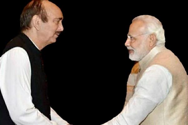Azad meets PM, seeks assembly elections after statehood in J&K