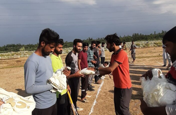 In memory of his slain militant brother, student activist distributes 100 cricket uniforms