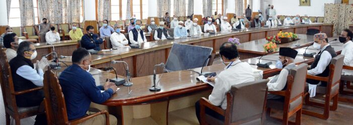 Religious heads have huge role towards creating awareness regarding COVID-19: Advisor Baseer Khan