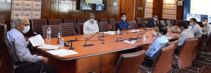 Discuses Draft of land Allotment Policy  SRINAGAR, AUGUST 11:-Advisor to Lieutenant Governor KK Sharma today directed for framing a comprehensive mechanism for promoting Small, Medium and Large scale industrial sector in Jammu and Kashmir so that a friendly ecosystem is provided to the entrepreneurs and industrial scenario effectively catalysed.  The Advisor was speaking at a meeting convened to discuss the Draft of Jammu and Kashmir Industrial Land Allotment policy.  Commissioner Secretary, Industries and Commerce, Manoj Kumar Dwivedi; MD SIDCO, Bashir Ahmed Dar; Directors of Industries, Jammu/Kashmir, Anoo Malhotra, Mahmood Ahmad Shah; MD SICOP and other officers participated in the meeting held through Video Conferencing.  While discussing the draft, the Advisor said that the government is proactive to the issues and demands of the entrepreneurs so that the industrial sector in the state gets a fillip. “We have to encourage entrepreneurs so that they can also start big ticket projects in Jammu and Kashmir and leading industrial houses also get a cue from this. This would go a long way in contributing to the economy and also ensuring creation of job opportunities”, he said.  The Advisor while taking a serious notice of those entrepreneurs who have been allotted the plots and are yet to start their units maintained that they should be identified so that these plots can be allotted to new prospective and upcoming entrepreneurs.  While highlighting the need for establishing new industrial estates  in the newly created UT, the Advisor said that it would eventually help in generating employment opportunities in the region and providing suitable land to aspiring investors.  The Advisor directed the officers to discuss the necessary measures for making the proposed policy entrepreneur friendly so that more aspiring and established entrepreneurs can come to Jammu and Kashmir for starting their industrial units. He also directed for undertaking regular meetings to remove bottlenecks, if any so that it can be made a comprehensive and industries friendly document.