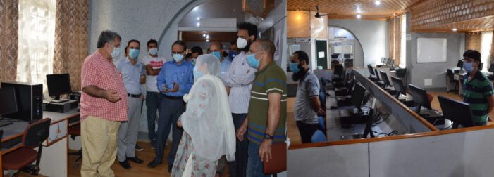 Dr. Samoon visits Directorate of Skill Development, Government Polytechnic for Women at Bemina