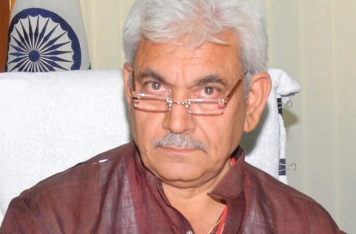 Manoj Sinha appointed new Lieutenant Governor of J&K