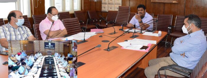 Raju reviews progress on languishing development projects