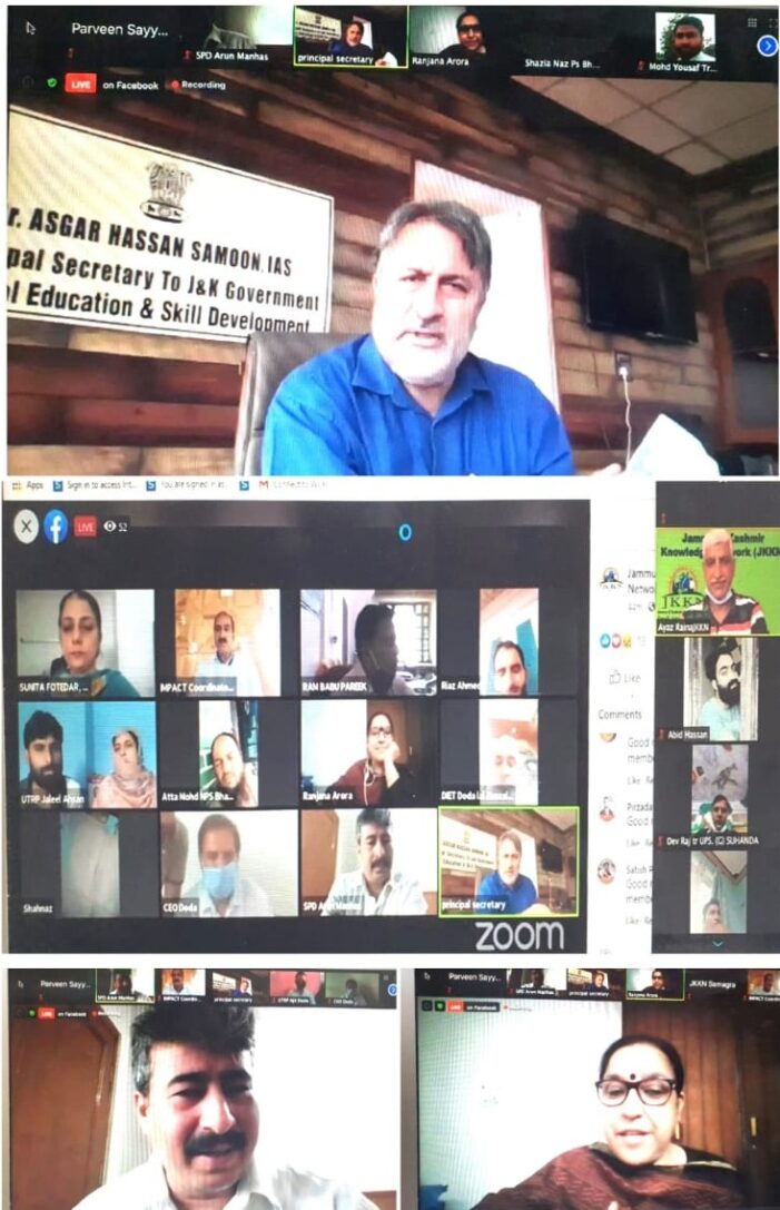 Samoon inaugurates online IMPACT training under Samagra Shiksha