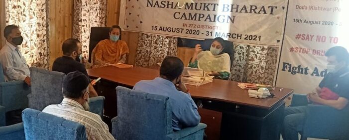 DSW Kashmir launches Nasha Mukt Bharat Campaign in Kashmir Division