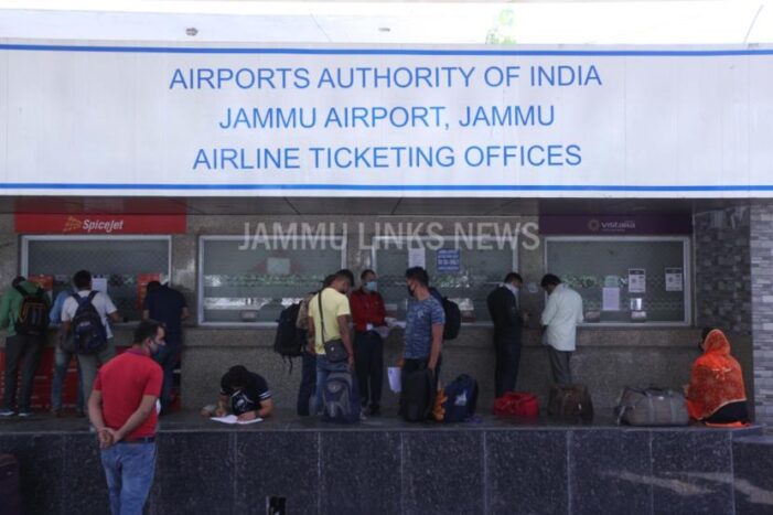 Day 81: Jammu, Srinagar Airports receive 25 domestic flights with 3,187 passengers