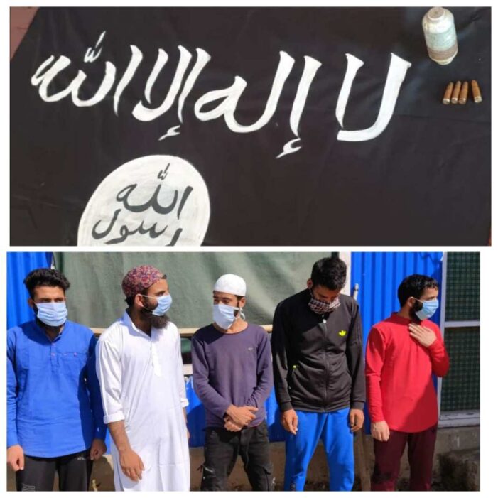 Five associates of ISJK militant group arrested in north Kashmir: Police