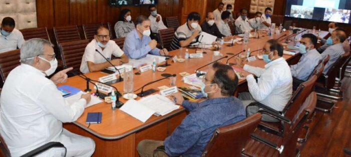 Advisor Khan chairs 17th Board Meeting of JKBOCWWB