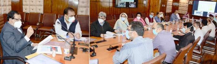 Central team reviews COVID control measures in J&K