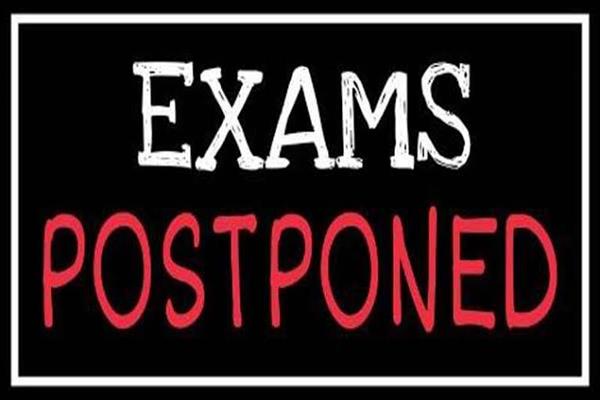 Universities, BOSE postpone all examinations in Kashmir Universities, BOSE postpone all examinations in Kashmir
