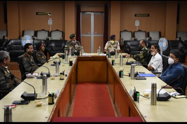Core group meets to strategise security in Kashmir