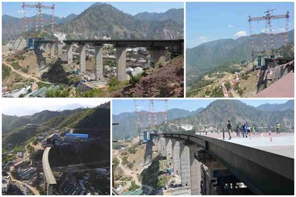 India to complete construction of highest railway bridge in JK by August 2022