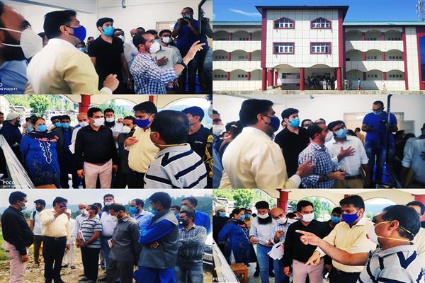 Commissioner HED reviews functioning of colleges; infrastructure development works in Kupwara
