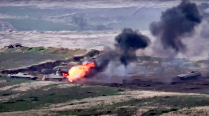 16 soldiers among eighteen killed as fighting erupts between Armenia and Azerbaijan 16 soldiers among eighteen killed as fighting erupts between Armenia and Azerbaijan