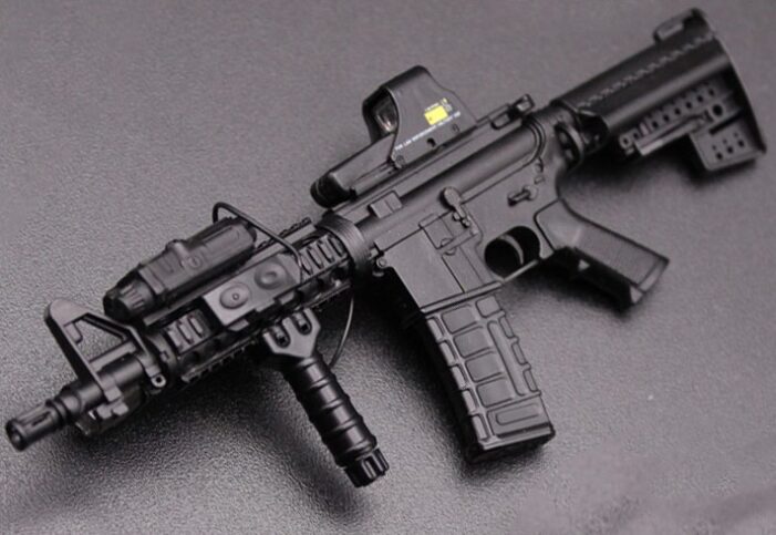 M-4 rifle recovered after gunfight in Kupwara woods