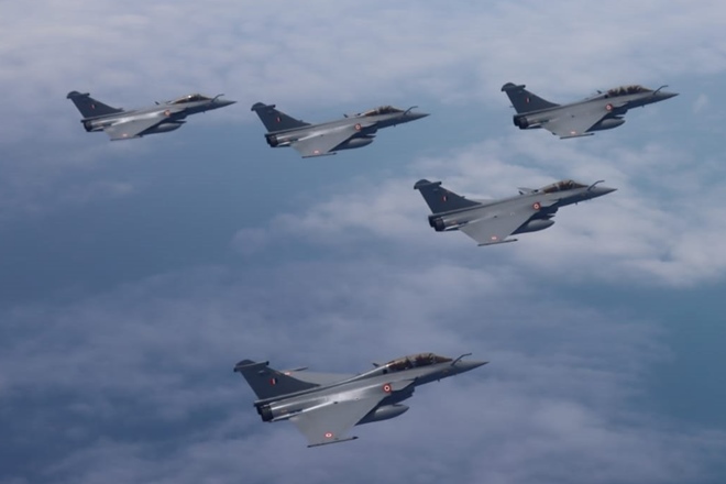Induction of Rafale jets into IAF crucial considering atmosphere on border: Rajnath