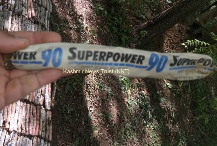 52 kilogram explosives found in Syntax during search operation in South Kashmir village