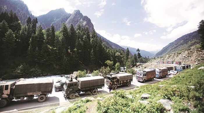 Indian troops moved at two LAC locations on two different days