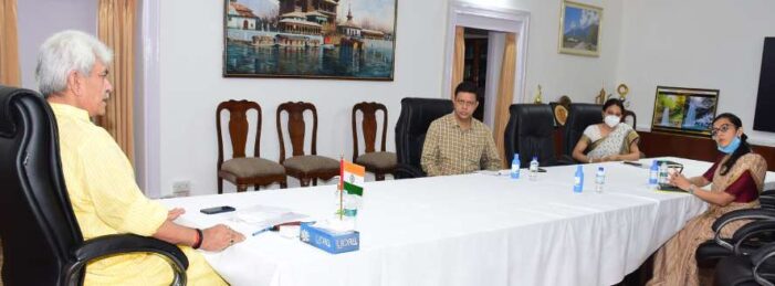 Lt Governor directs for improving Public Utility services & infra
