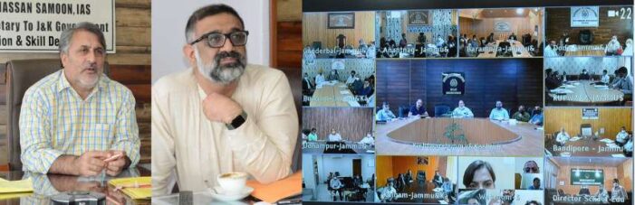 Dr Samoon reviews status of pending Court, CAT cases of School Education Deptt