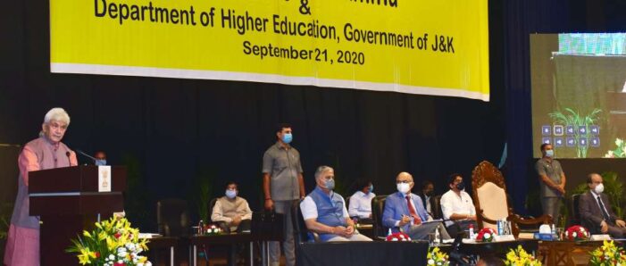 Lt Governor inaugurates Second Brainstorming Conference on implementation of NEP-2020 in J&K