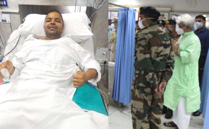 Lt Governor lauds exemplary courage and bravery of CRPF officer