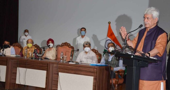LG Sinha announces J&K Health Scheme providing universal Health Insurance to all residents of J&K