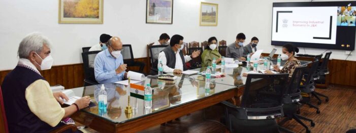 Lieutenant Governor reviews functioning of Industries & Commerce Department