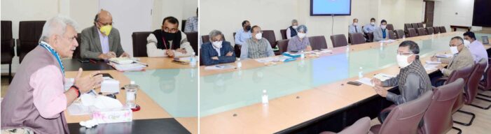 Lt Governor reviews winter preparedness of various departments, Offers Raj Bhawan’s Chopper to Public for Medical Emergencies & Evacuation