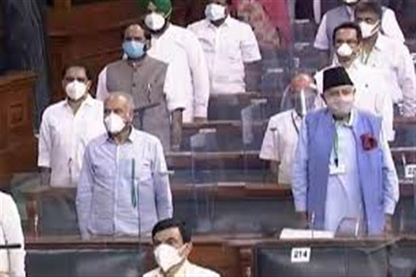 Farooq Abdullah attends Parliament first time after abrogation of Article 370