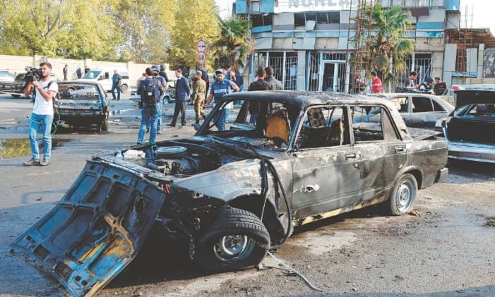 Azerbaijan says 21dead in Armenia missile attack