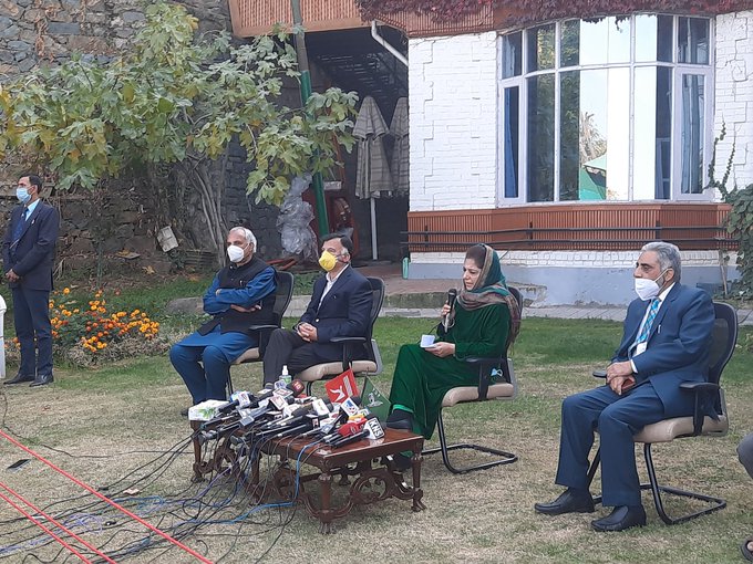 BJP demands Mehbooba’s arrest for ‘seditious’ remarks