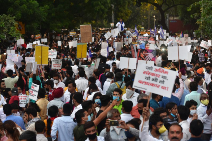 Hathras Case Protest: Hundreds Gather At Delhi’s Jantar Mantar, CM Arvind Kejriwal Joins